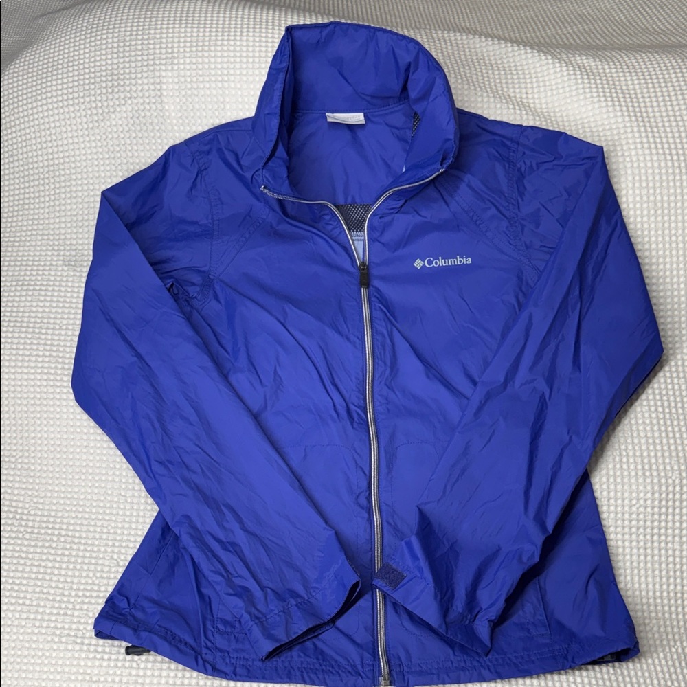 Columbia Women's Vibrant Bluish/Purple Ski Jacket - Small